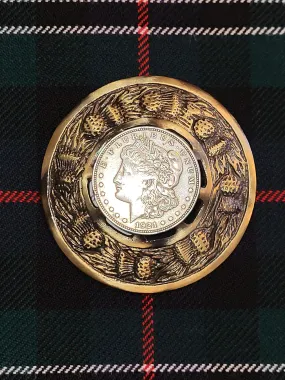 1921 Liberty Head Silver Dollar Brooch