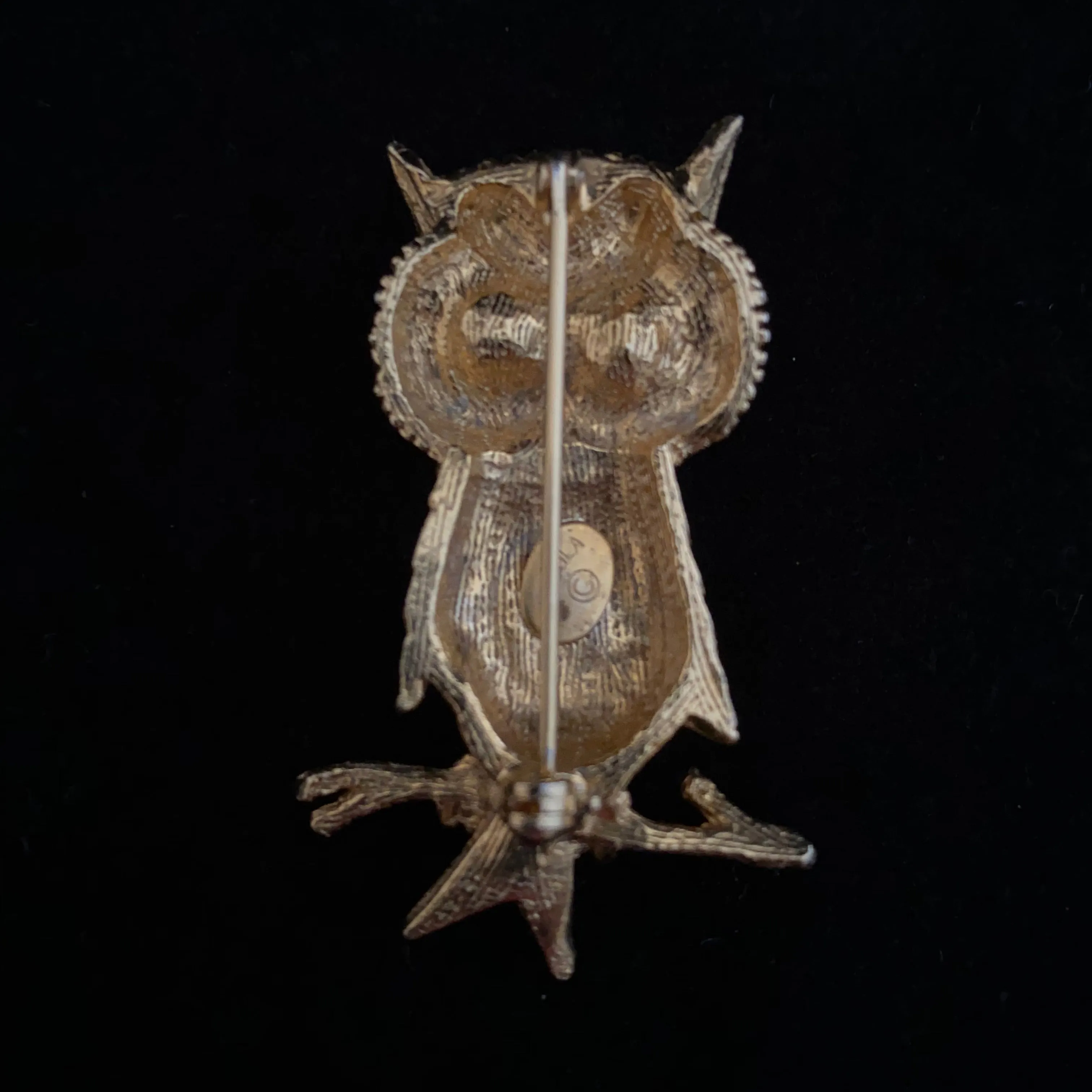 1970s De Nicola Owl Brooch
