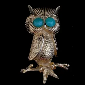 1970s De Nicola Owl Brooch