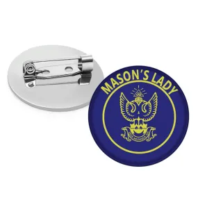 33rd Degree Scottish Rite Brooch - Wings Up Mason's Lady