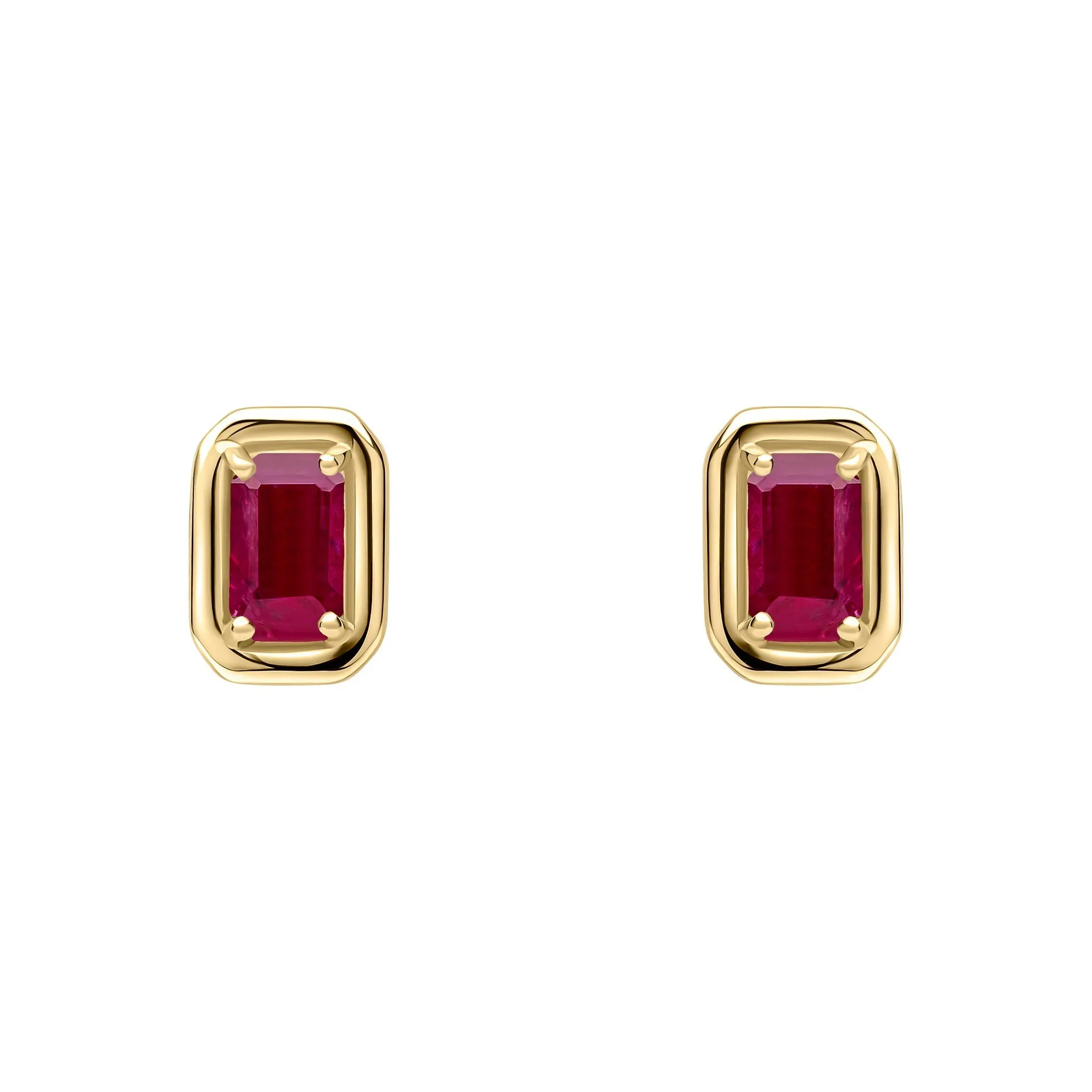 9ct Gold Ruby Earrings GE2479R