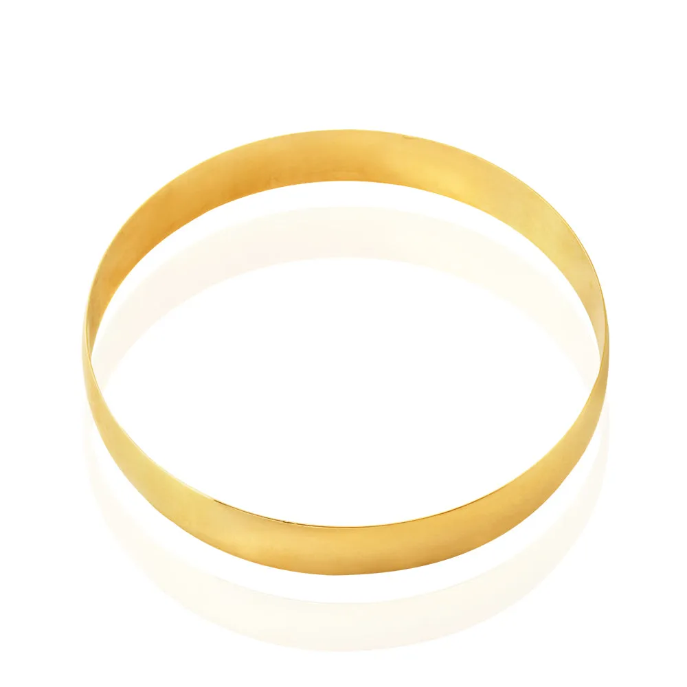 9mm Basic Bangle in 9ct Yellow Gold