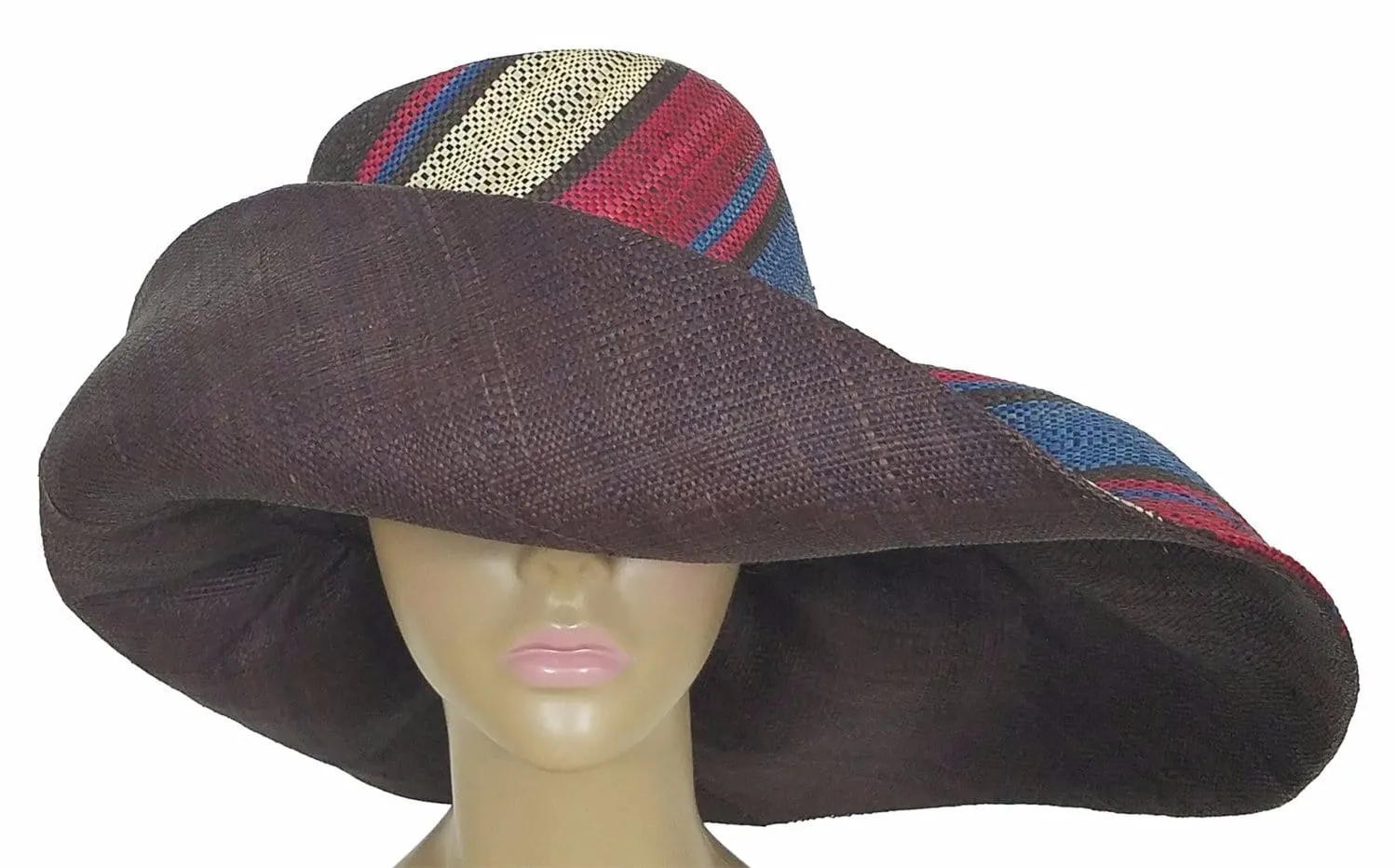 Afua: Madagascar Big Brim Raffia Sun Hat