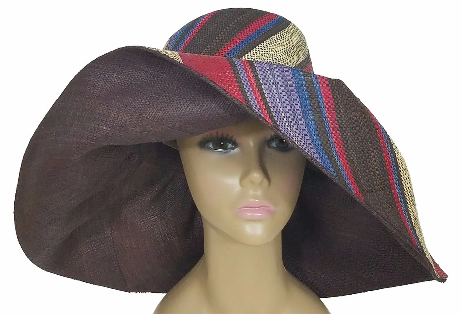 Afua: Madagascar Big Brim Raffia Sun Hat