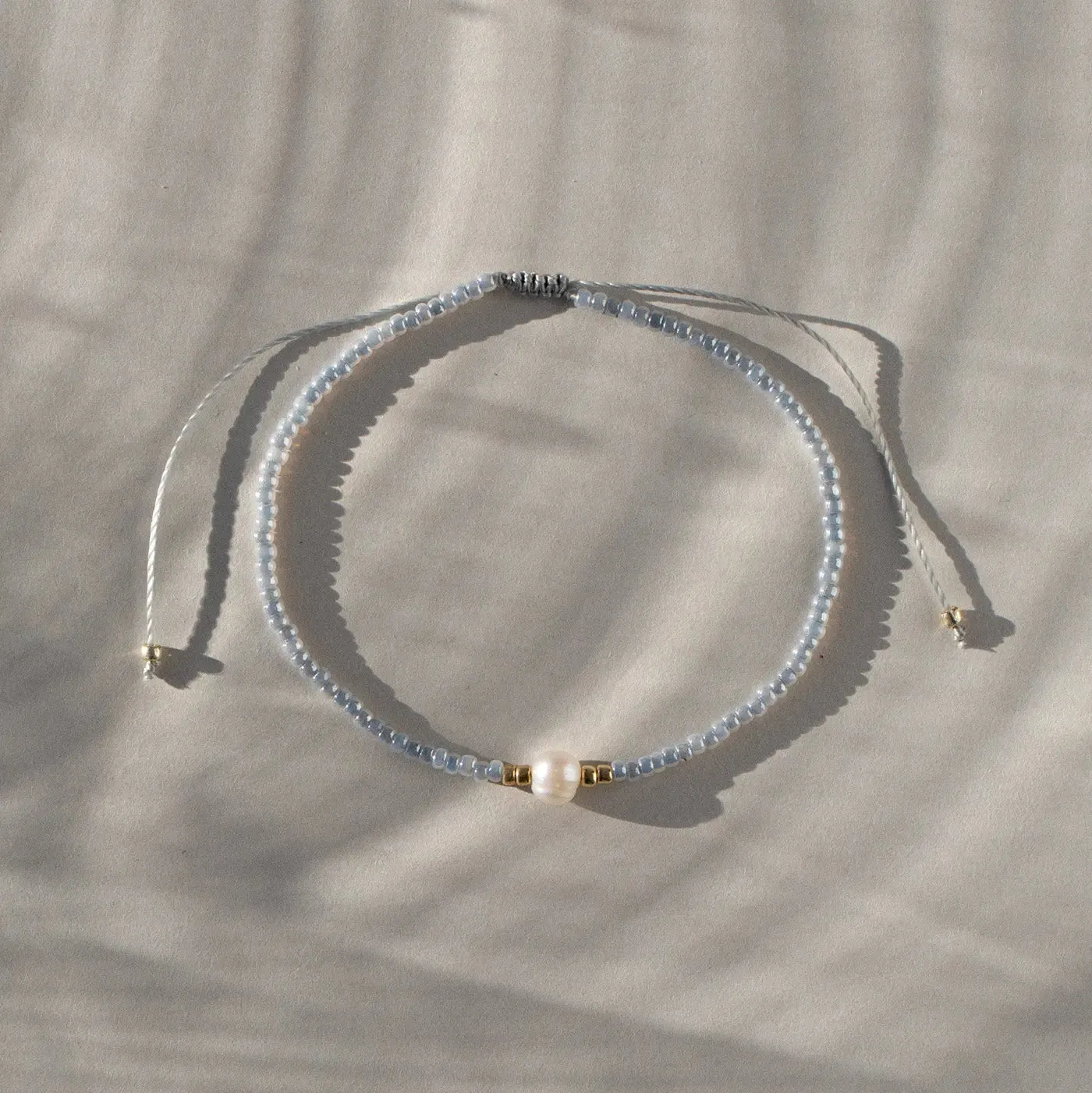 Alba - Bead with Pearl Macrame Bracelet