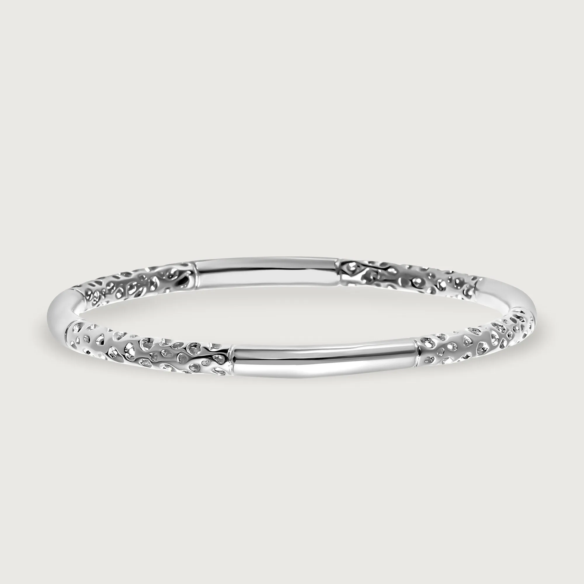 Allegro Mystic Ring with Amethyst   Allegro Lattice Skinny Slim Bangle