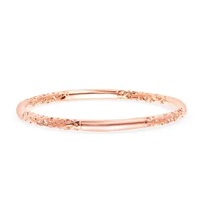 Allegro Mystic Ring with Amethyst   Allegro Lattice Skinny Slim Bangle