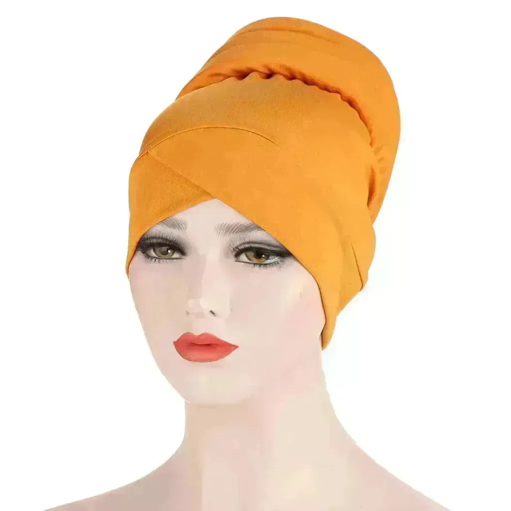 Arab  solid color turban hat