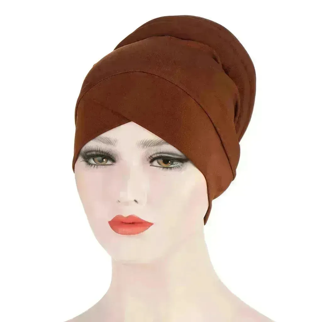 Arab  solid color turban hat