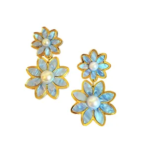 Ariel Floral Dangles