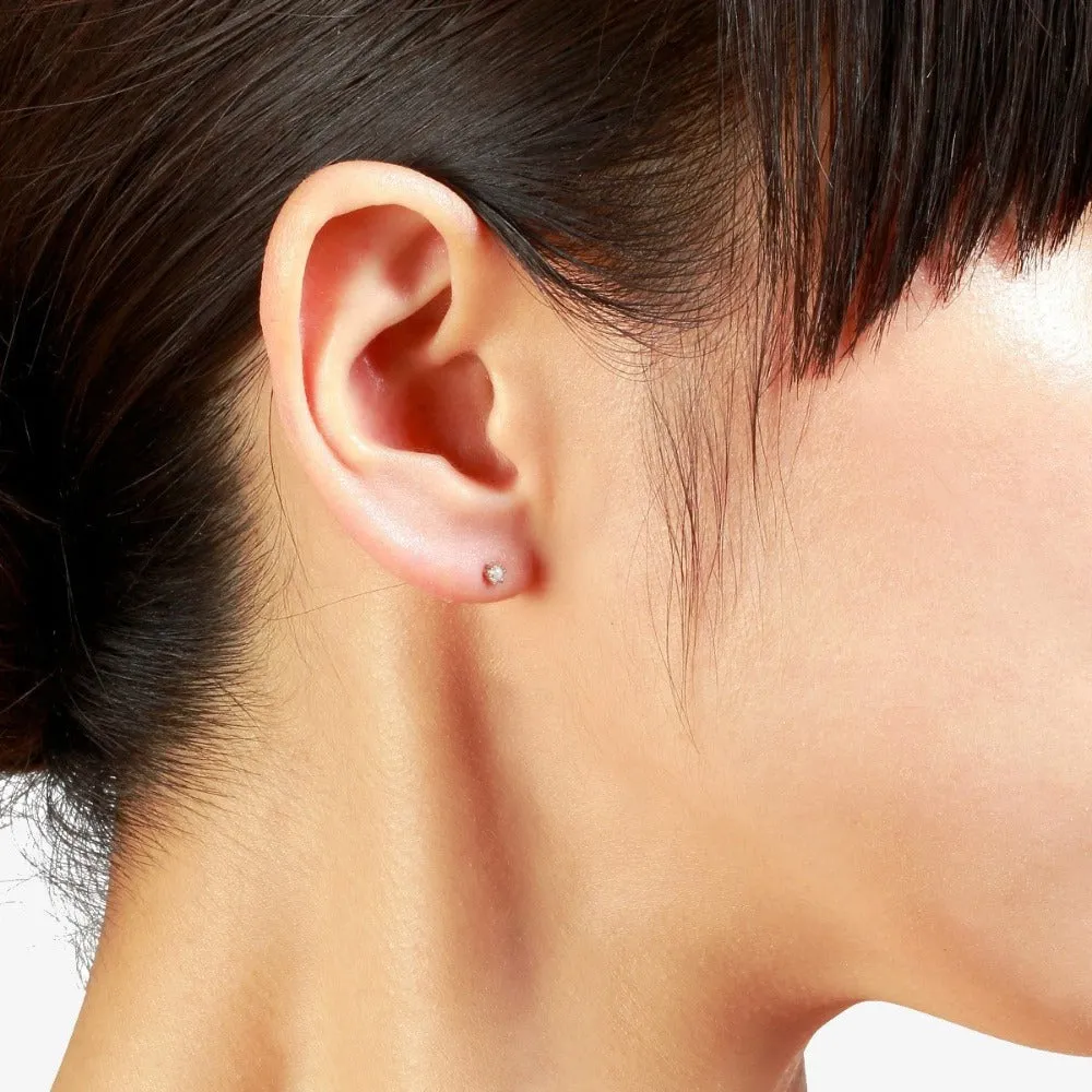 Baby 6 Prong Gemstone Studs