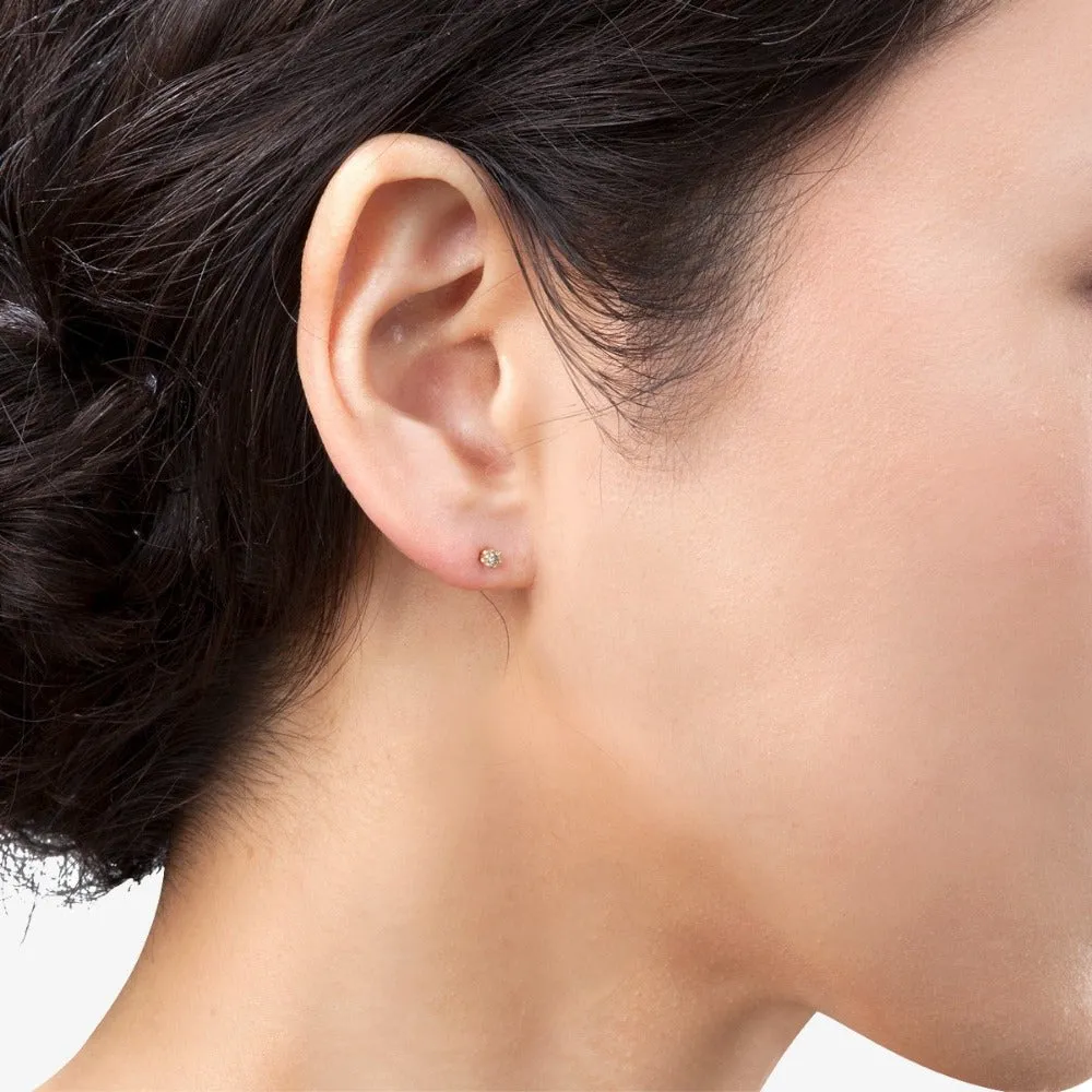 Baby 6 Prong Gemstone Studs