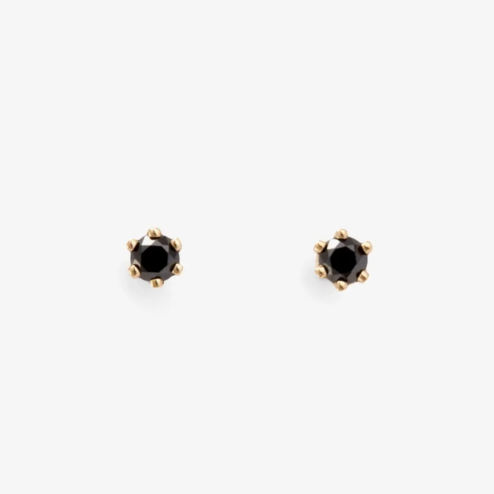 Baby 6 Prong Gemstone Studs