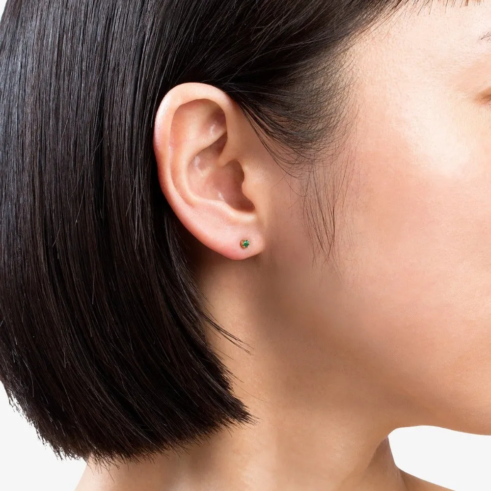 Baby 6 Prong Gemstone Studs