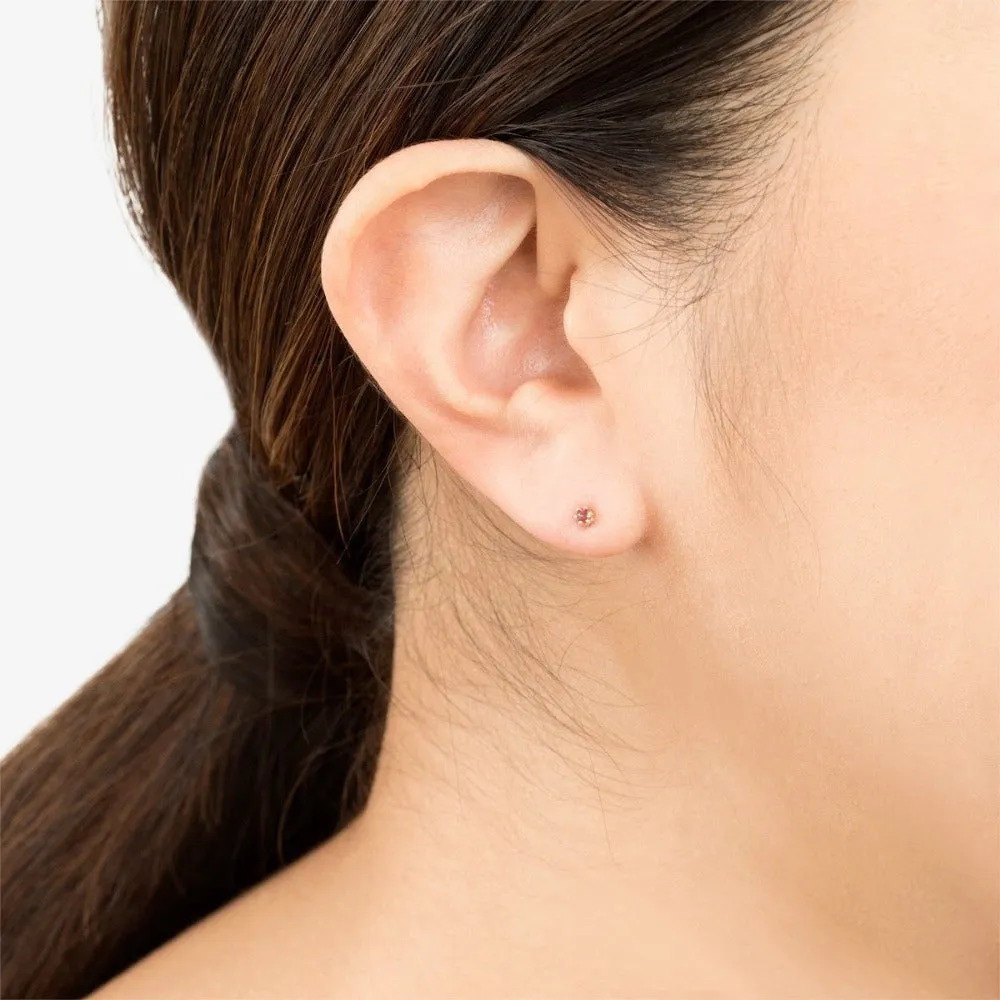 Baby 6 Prong Gemstone Studs