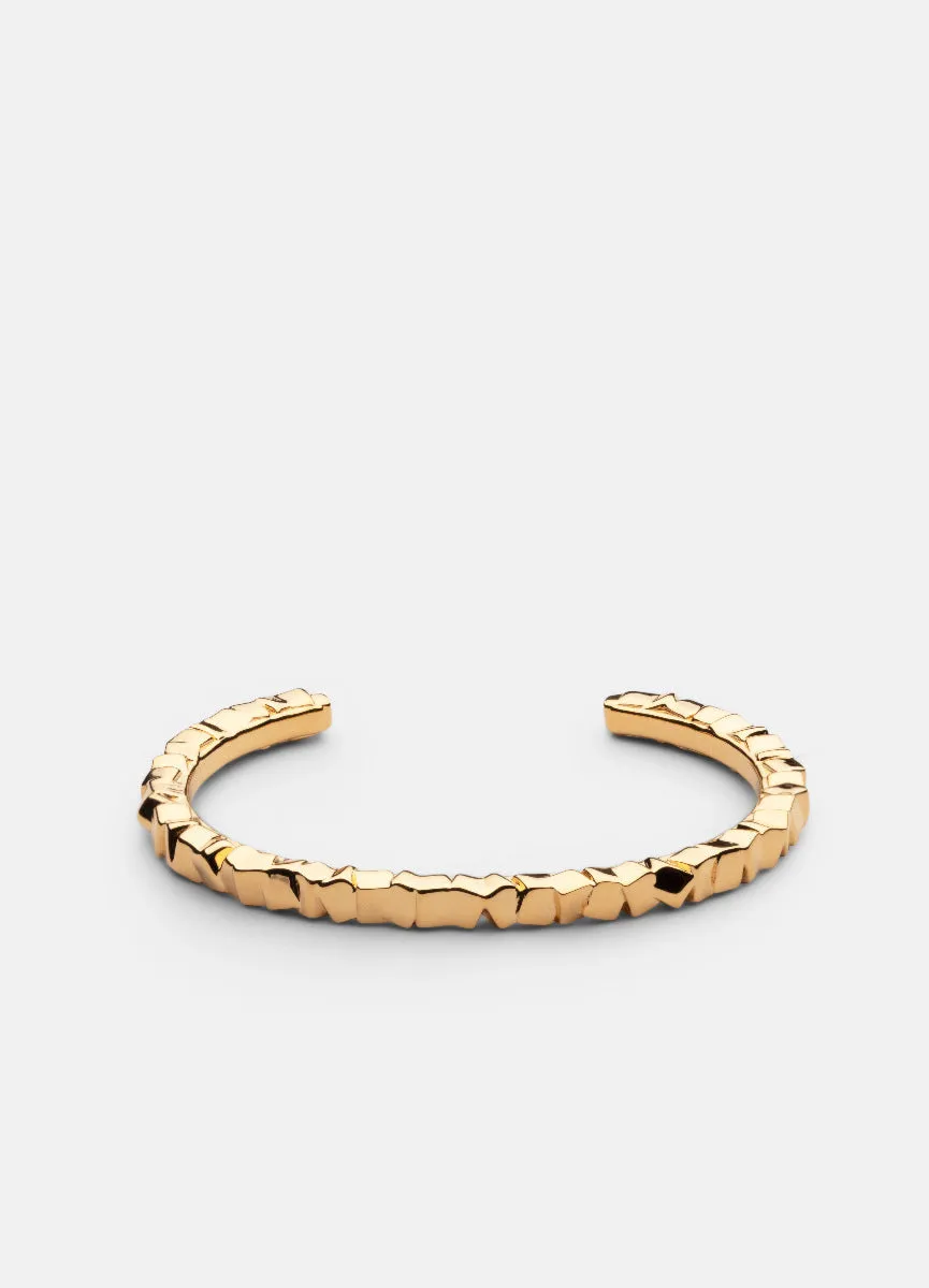 Bangle | Morph  | Massive Cuff  | Gold Plated