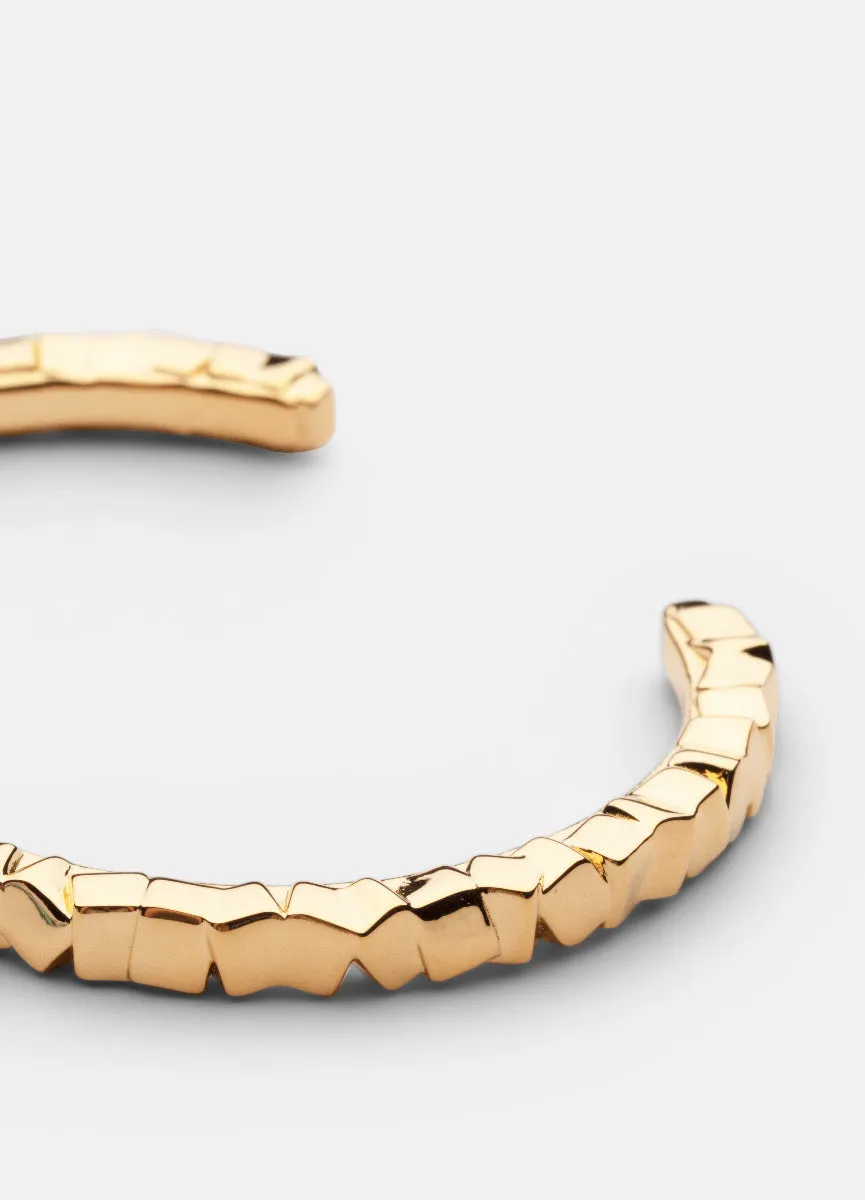 Bangle | Morph  | Massive Cuff  | Gold Plated