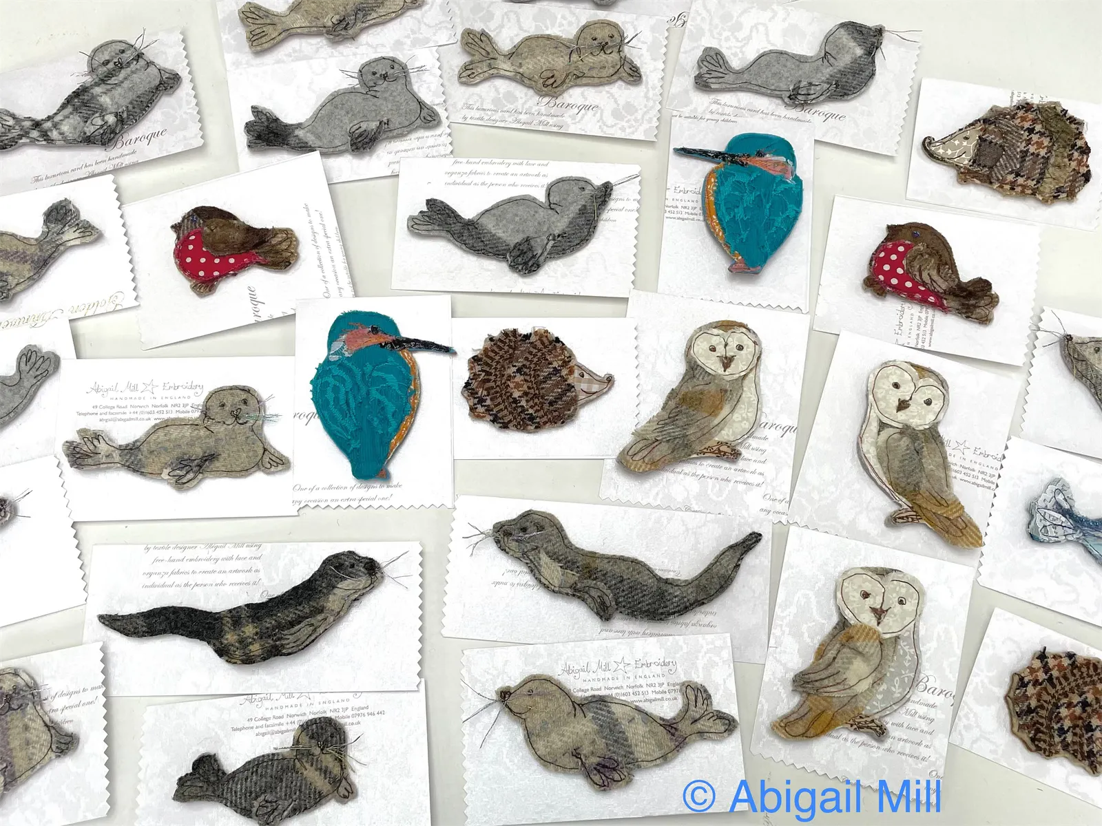 Barn Owl Brooch