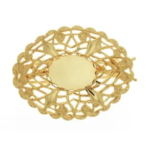 BARRETTE CABOCHON 13 X 18 MM FINDING