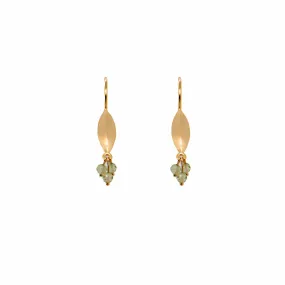 Bliss Peridot 24K Gold Vermeil Earrings