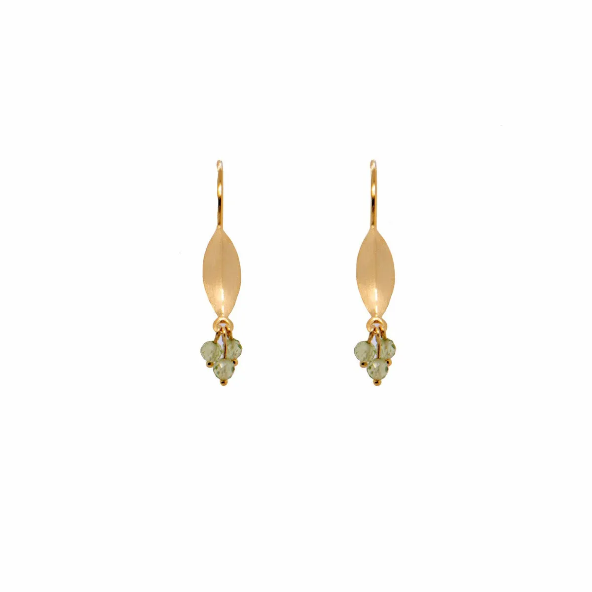 Bliss Peridot 24K Gold Vermeil Earrings