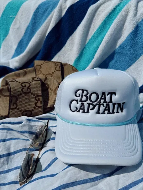 Boat Captain Trucker Hat