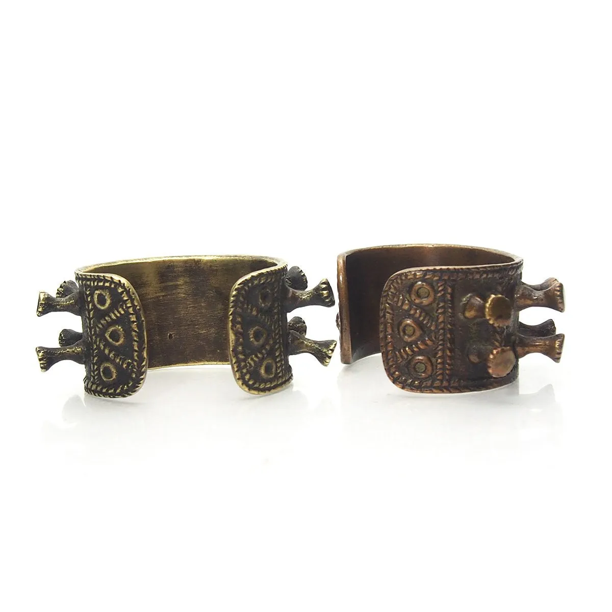 Bronze Naga Nail Bracelet