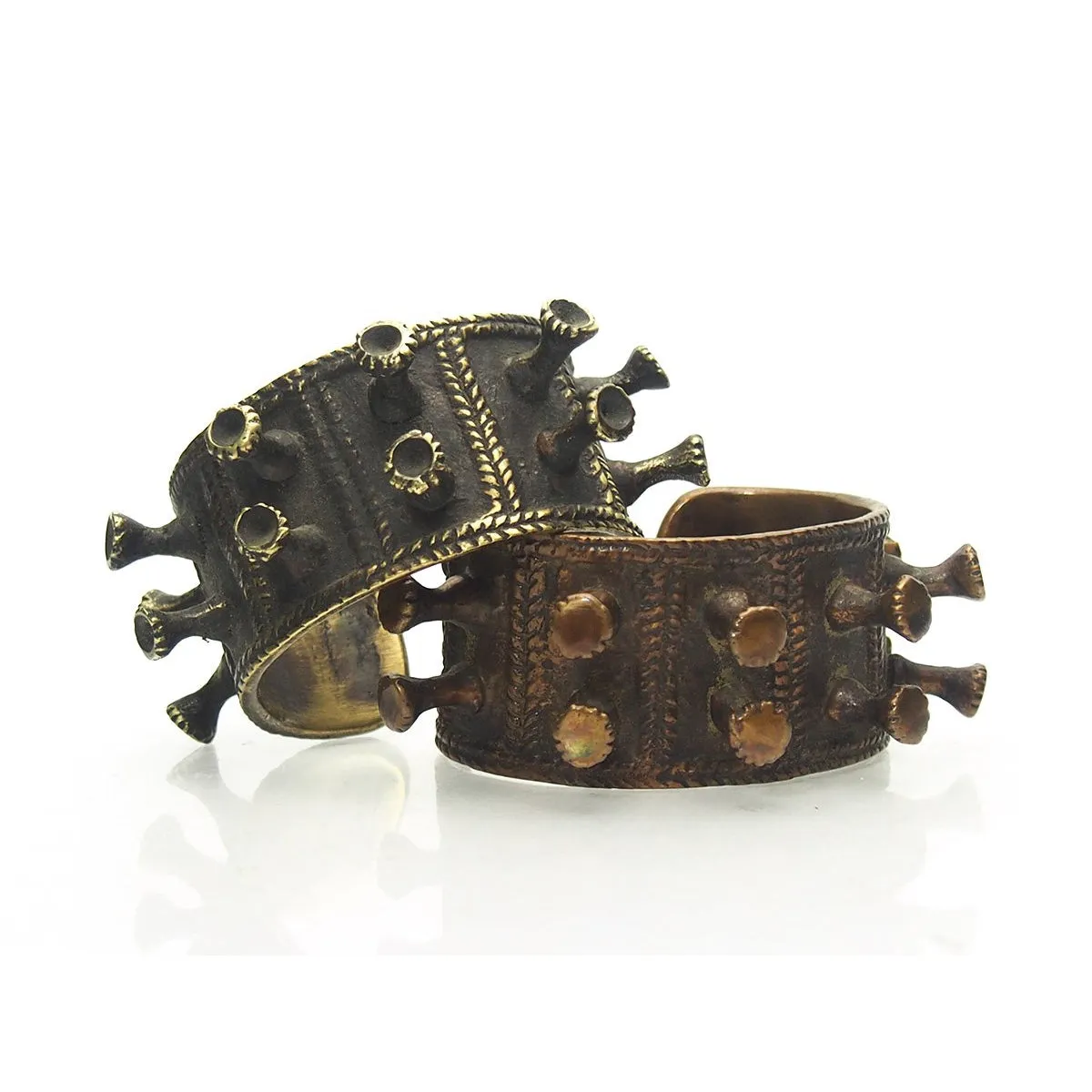 Bronze Naga Nail Bracelet