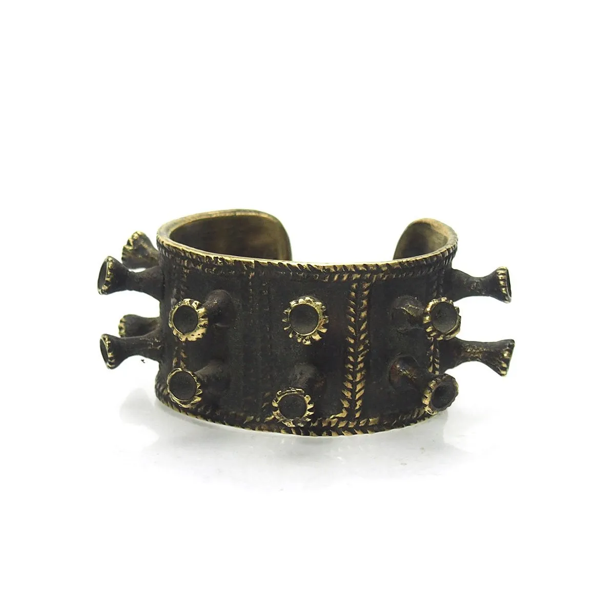 Bronze Naga Nail Bracelet