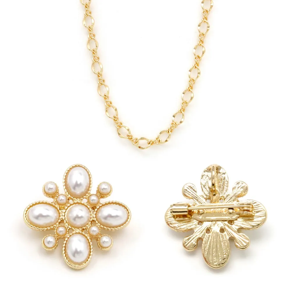 Brooch Pendant Necklace