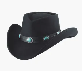 Bullhide Klamath Black Premium Wool Fashion Cowgirl Hat 0865BL