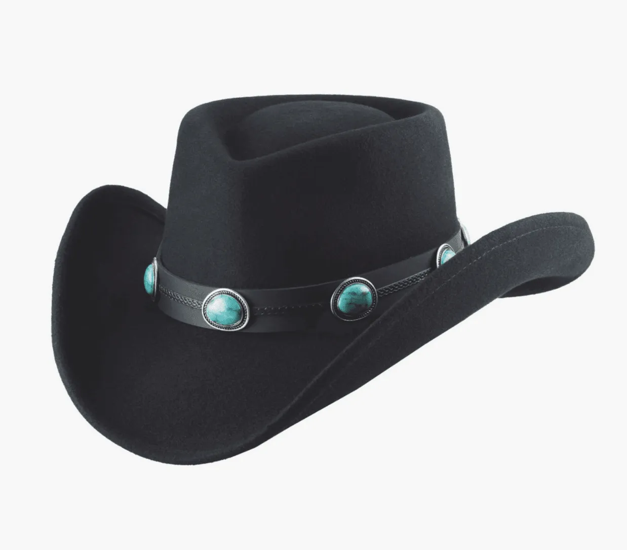 Bullhide Klamath Black Premium Wool Fashion Cowgirl Hat 0865BL