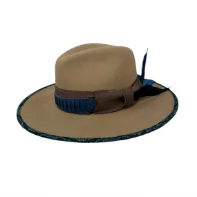 Camel & Turquoise Fedora