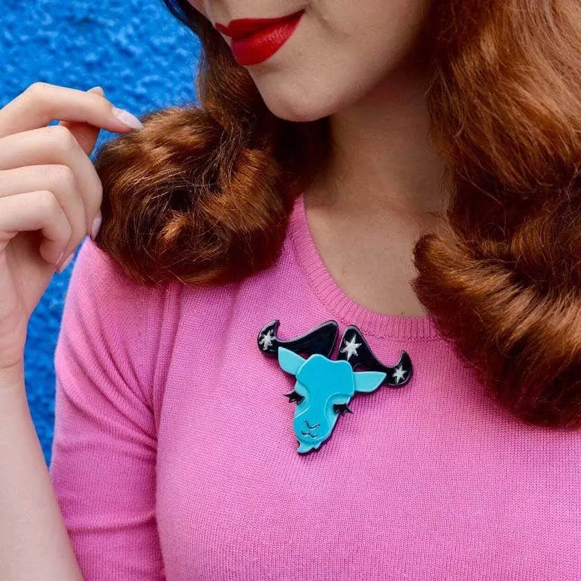 Capricorn the Controlled Brooch