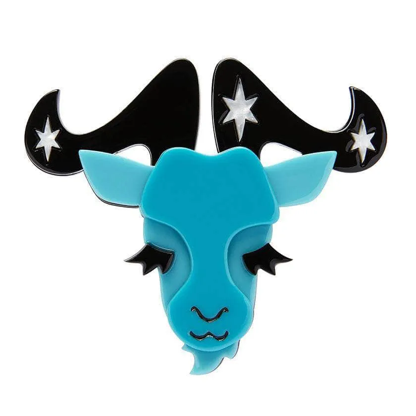 Capricorn the Controlled Brooch