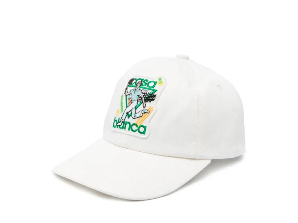 Casablanca Cap Le Jeu White