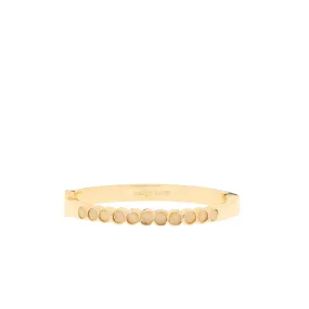 cat eye stone hinged bangle