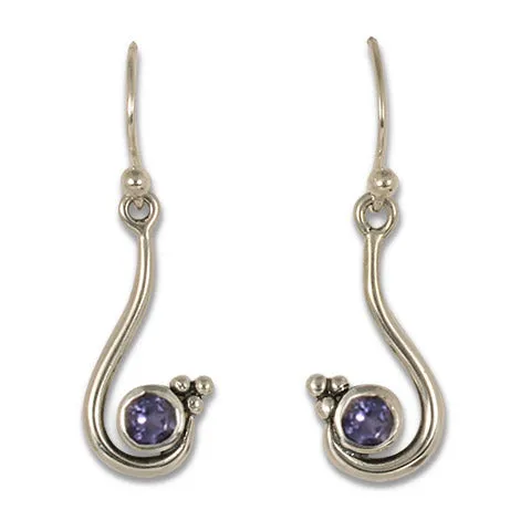 Celada Earrings with Gem