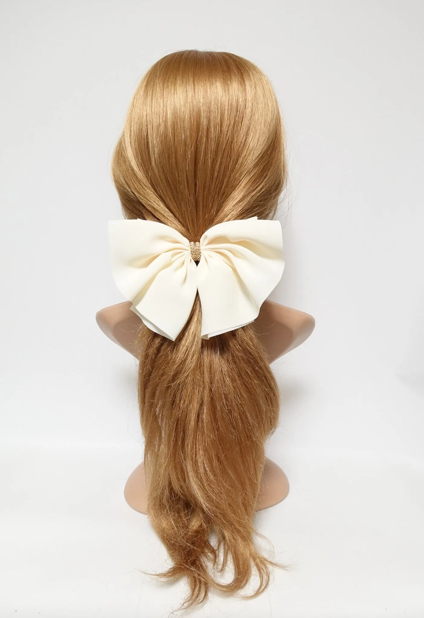 chiffon hair bow golden chain decorated butterfly hair bow barrette women hair accessory