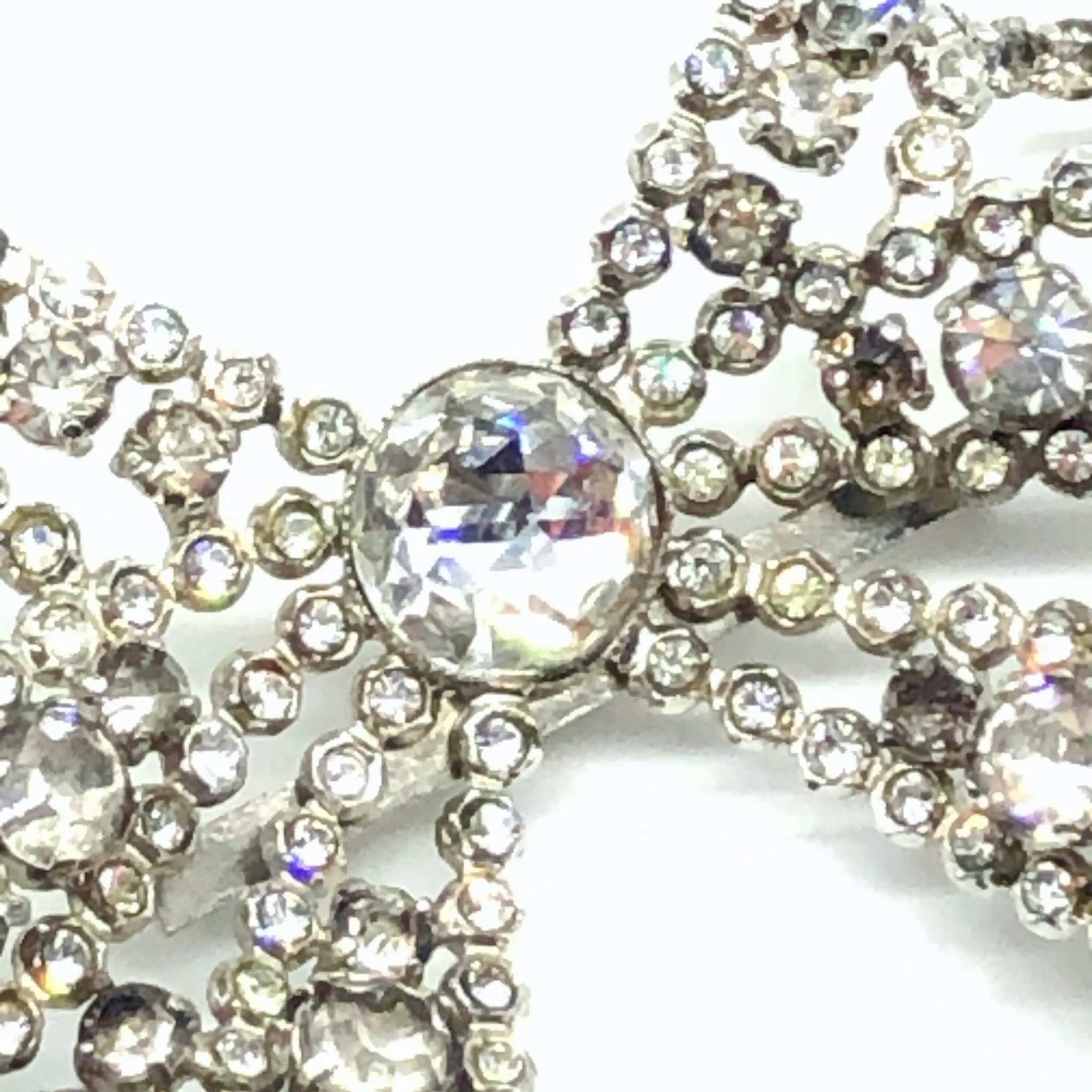 Christian Lacroix Rhinestone Bow Brooch/Pin
