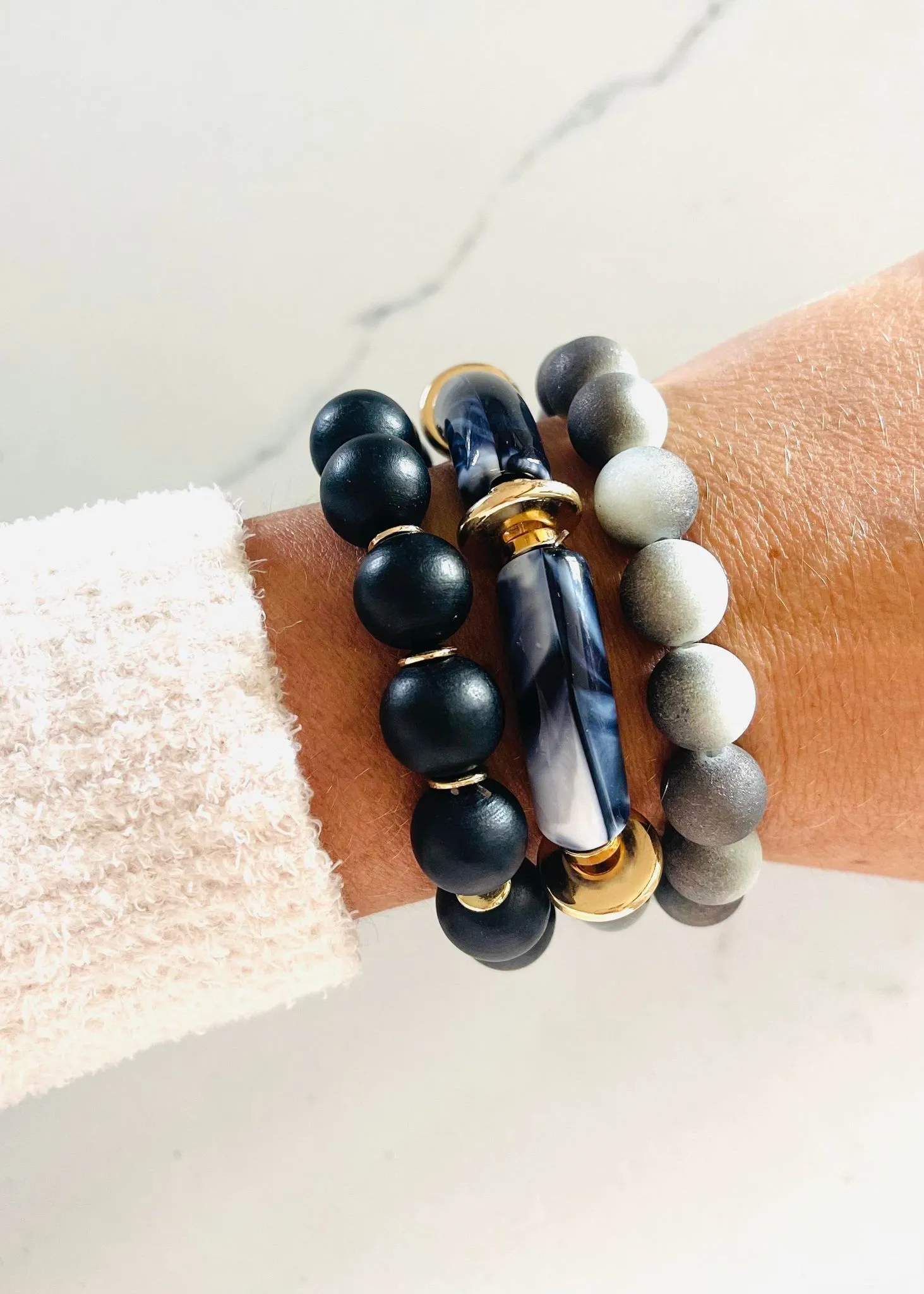 Chunky Stretch Bracelet Sets