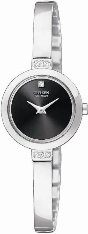 Citizen EW9920-50E Women's Silhouette Crystal Bangle Watch
