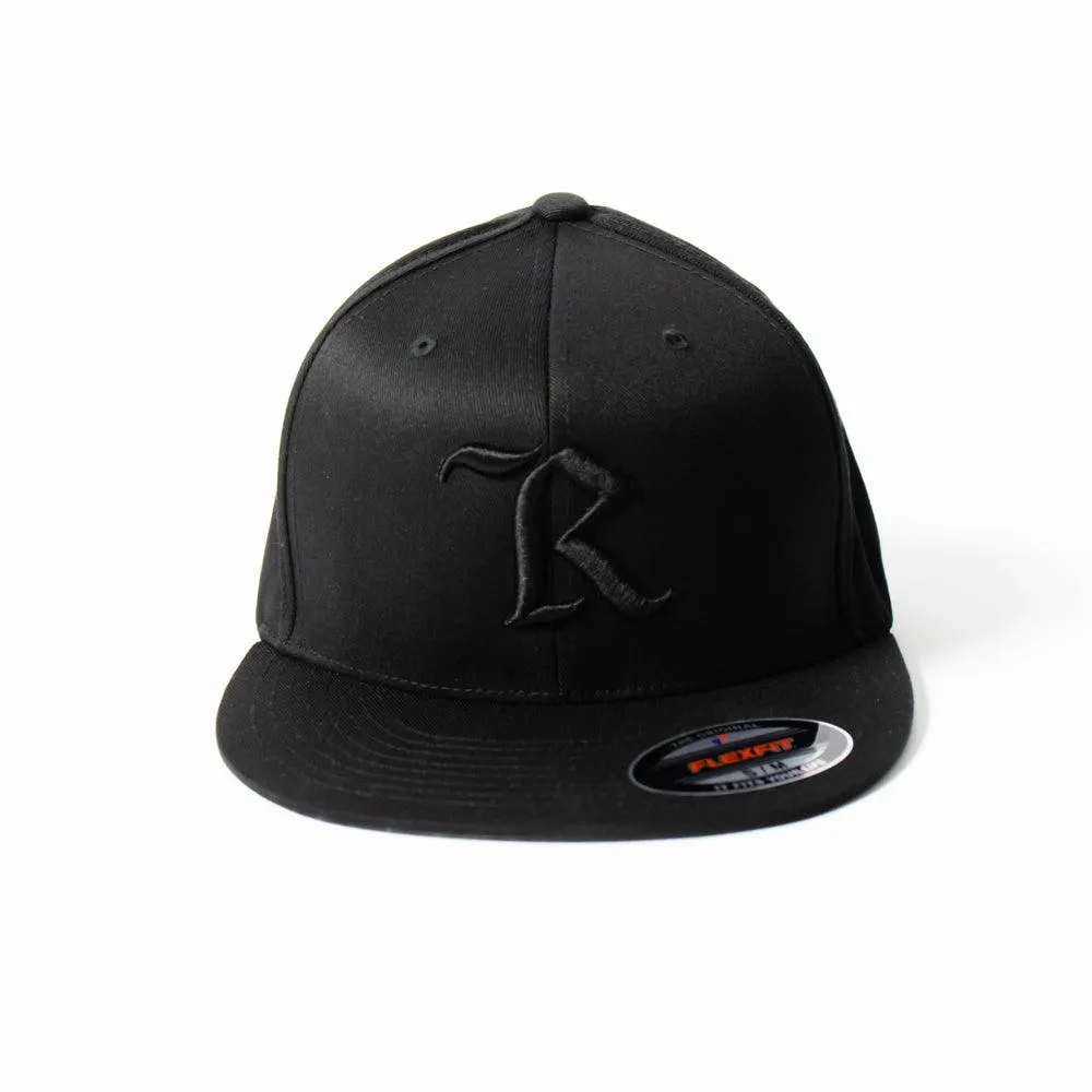 Classic Flexfit Pro On-Field Baseball Cap [BLACK X BLACK]