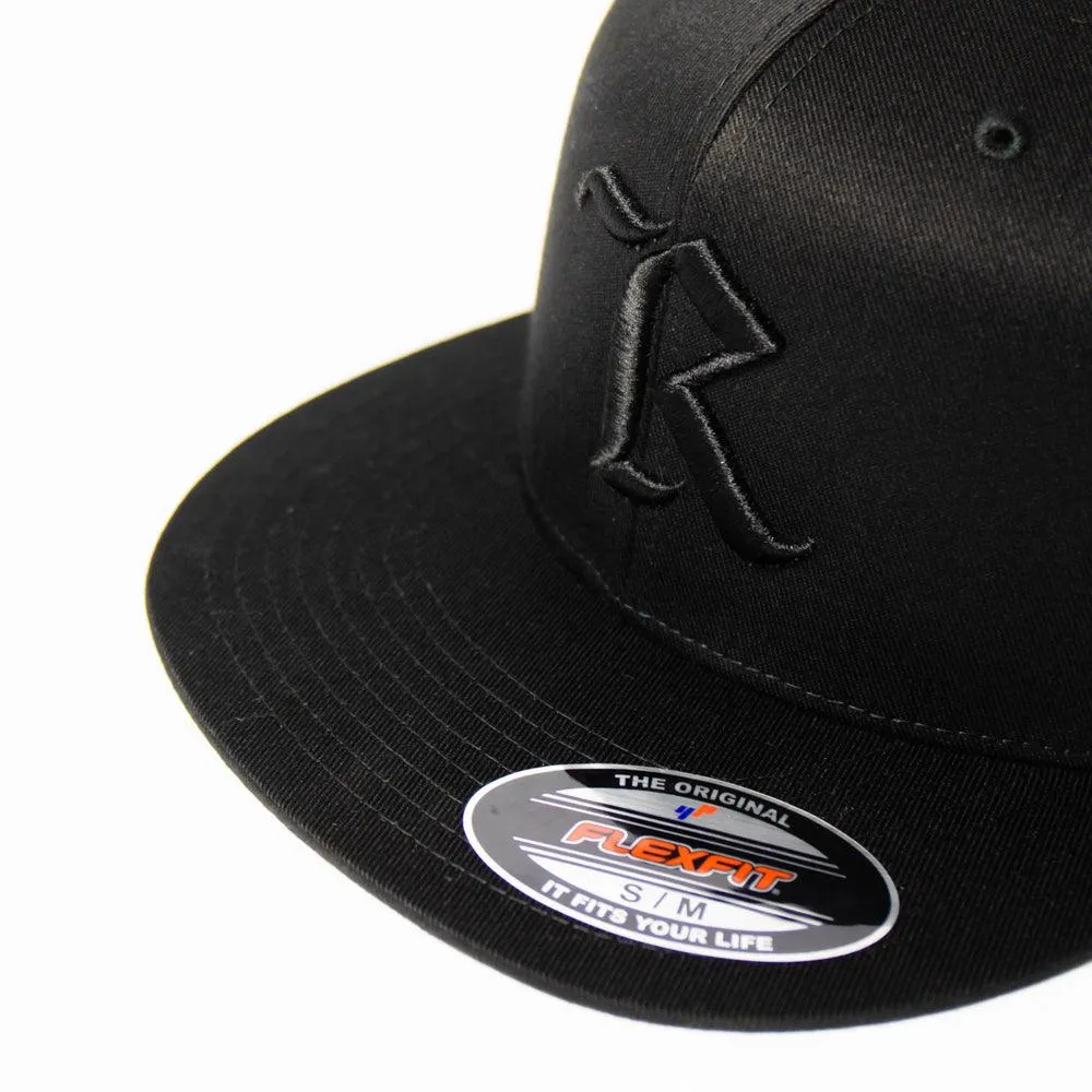 Classic Flexfit Pro On-Field Baseball Cap [BLACK X BLACK]