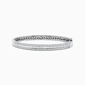 Classique 14K White Gold Diamond Bangle 2.41 TCW
