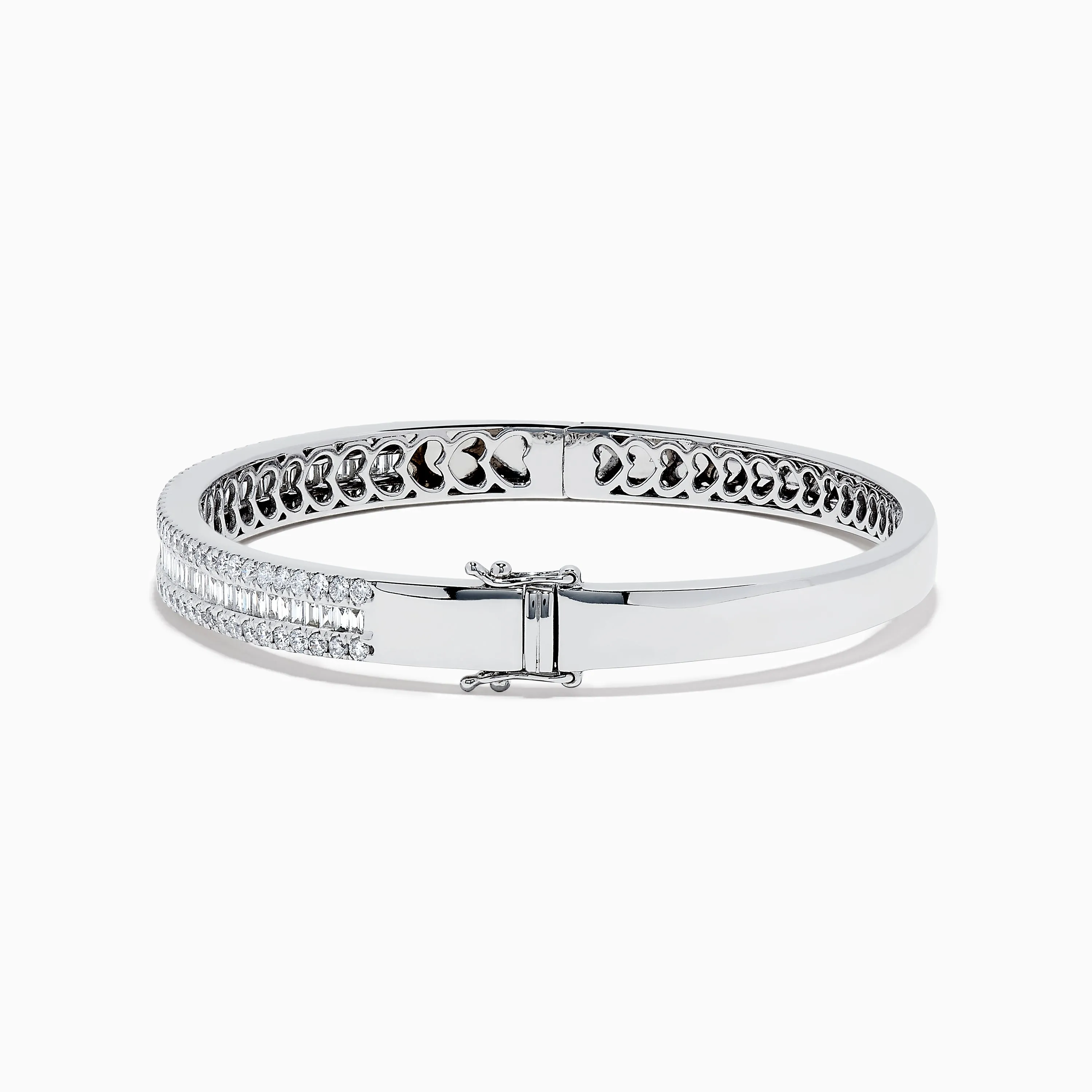 Classique 14K White Gold Diamond Bangle 2.41 TCW