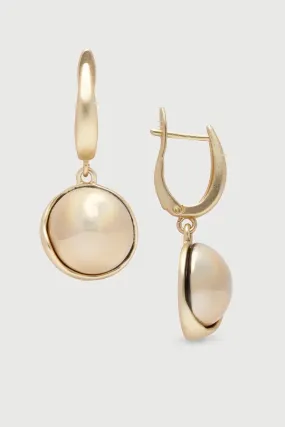 Colored Glass Orb Dangle Earrings