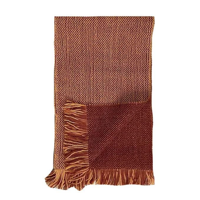 Colorful Reversible Warm Artisan Wool Scarf