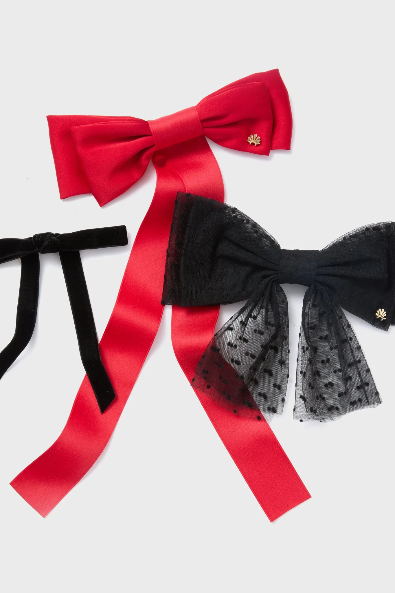 Crimson Jane Bow Barrette