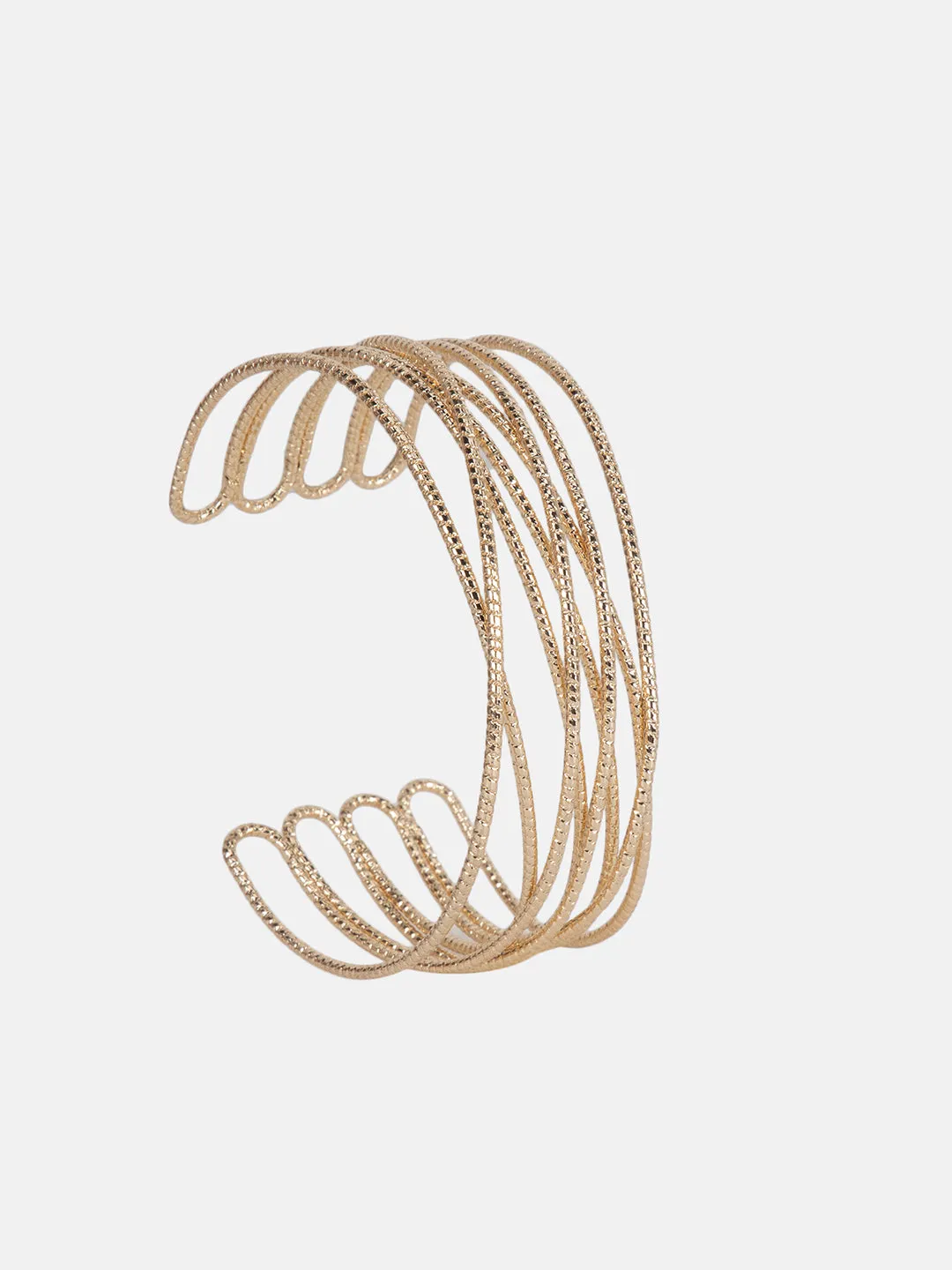 Cross Design Cuff Bracelet